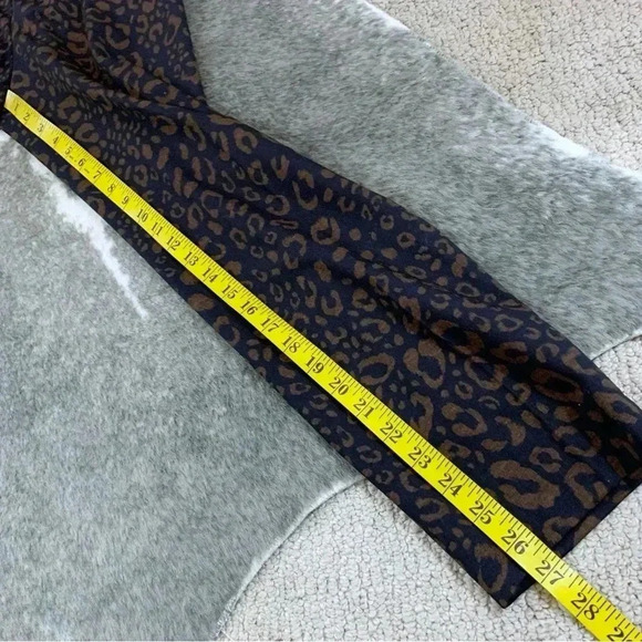 NWT Ann Taylor Animal Print Paperbag Pants - Picture 10 of 12